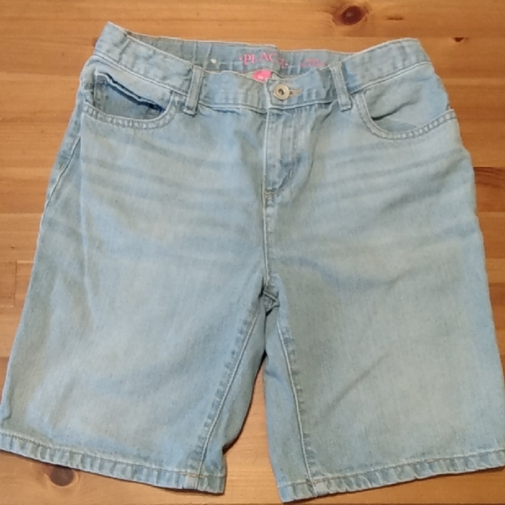 Light Blue Denim Shorts
